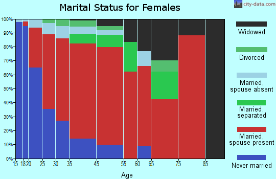 Big Valley marital status for females