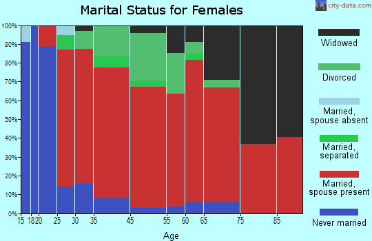 Union Vale marital status for females
