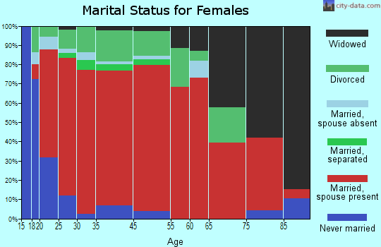 Laurel Fork marital status for females