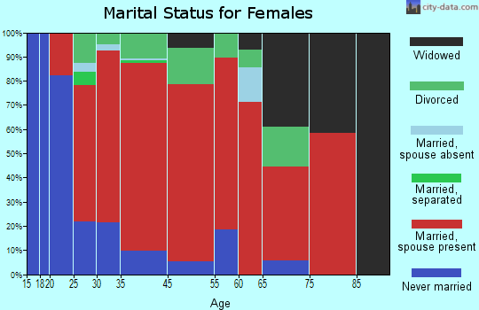 Elmore marital status for females