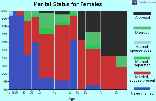 Starksboro marital status for females