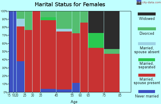 Apple River marital status for females