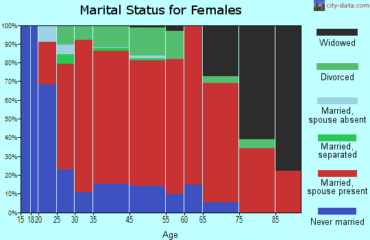 Willington marital status for females