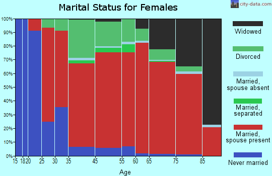 South Peninsula marital status for females