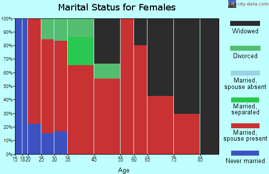 Broad River marital status for females