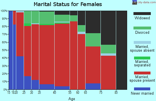 Little River marital status for females