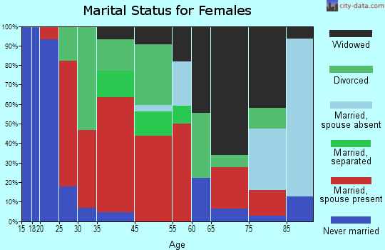 Yellow River marital status for females