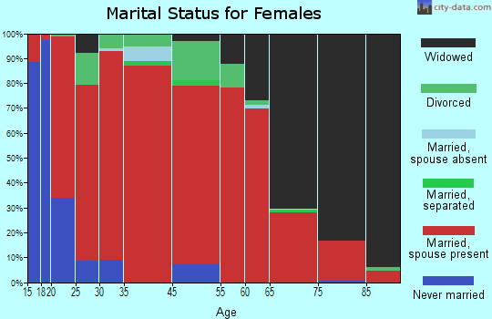 Morris Chapel marital status for females