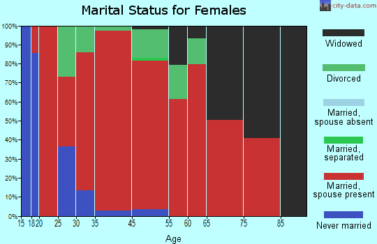 Palmerdale marital status for females