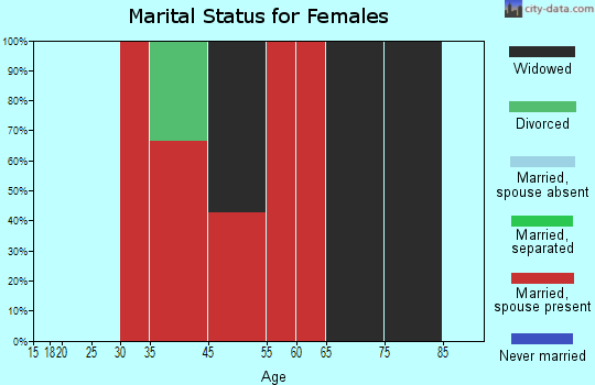 Arrowsic marital status for females