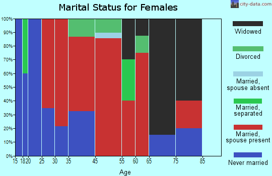 South Bristol marital status for females