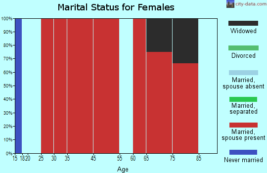 Wellington marital status for females