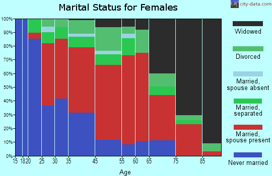 District 22, Hagerstown marital status for females