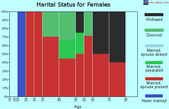 Blandford marital status for females