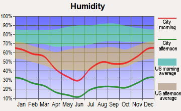 Rio Verde, Arizona humidity