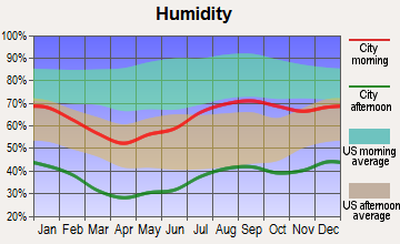 Lake Arthur, New Mexico humidity