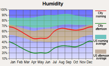 Capitan, New Mexico humidity