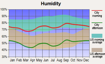 Fort Stockton, Texas humidity