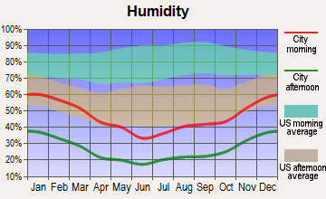 Newberry-Baker, California humidity