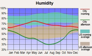 Medicine Bow, Wyoming humidity