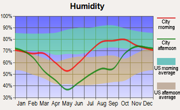 Ester, Alaska humidity