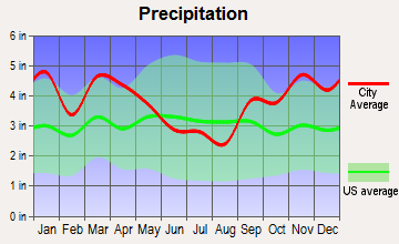 Friendship, Maine average precipitation