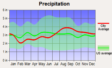 Gaylord, Michigan average precipitation