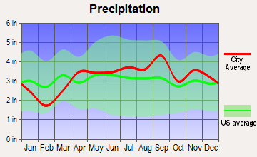 Breedsville, Michigan average precipitation