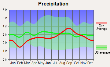 Alanson, Michigan average precipitation