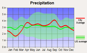 St. Joseph, Michigan average precipitation