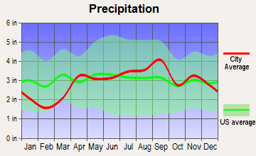 South Haven, Michigan average precipitation
