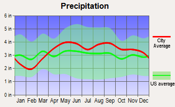 Niles, Michigan average precipitation