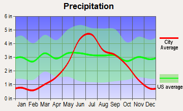 Chisholm, Minnesota average precipitation