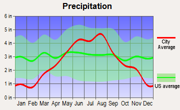East Bethel, Minnesota average precipitation