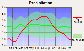 Owatonna, Minnesota average precipitation