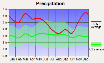 Pontotoc, Mississippi average precipitation