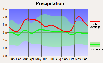 Greenville, Missouri average precipitation