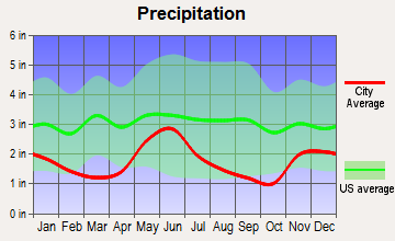 Whitefish, Montana average precipitation