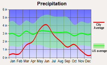 Stapleton, Nebraska average precipitation