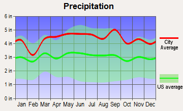 Wharton, New Jersey average precipitation