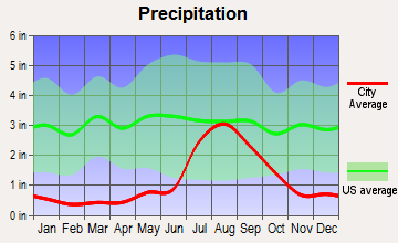 Magdalena, New Mexico average precipitation
