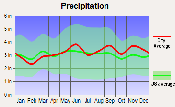 Buffalo, New York average precipitation