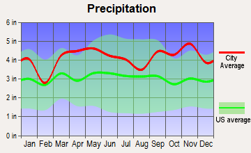 Hunter, New York average precipitation