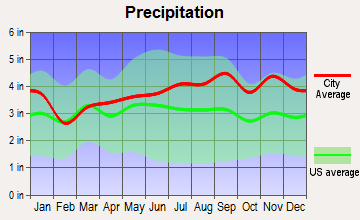 Watson, New York average precipitation