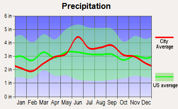 Allen, New York average precipitation