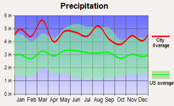 Laurel Park, North Carolina average precipitation