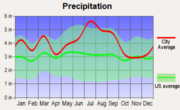 Newton Grove, North Carolina average precipitation
