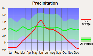 Brookings, South Dakota average precipitation