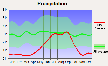Alpine, Texas average precipitation