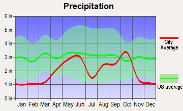 Cotulla, Texas average precipitation
